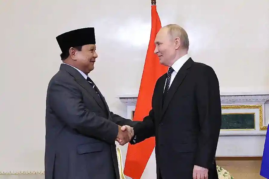 Prabowo Subianto dan Vladimir Putin