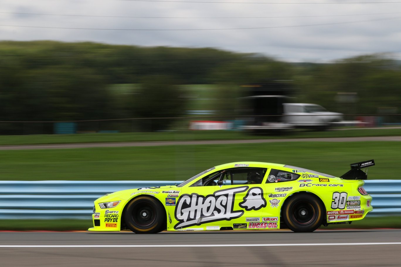 #30 Ghost Energy Ford Mustang TA2 Racecar Driven by Michele Abbate